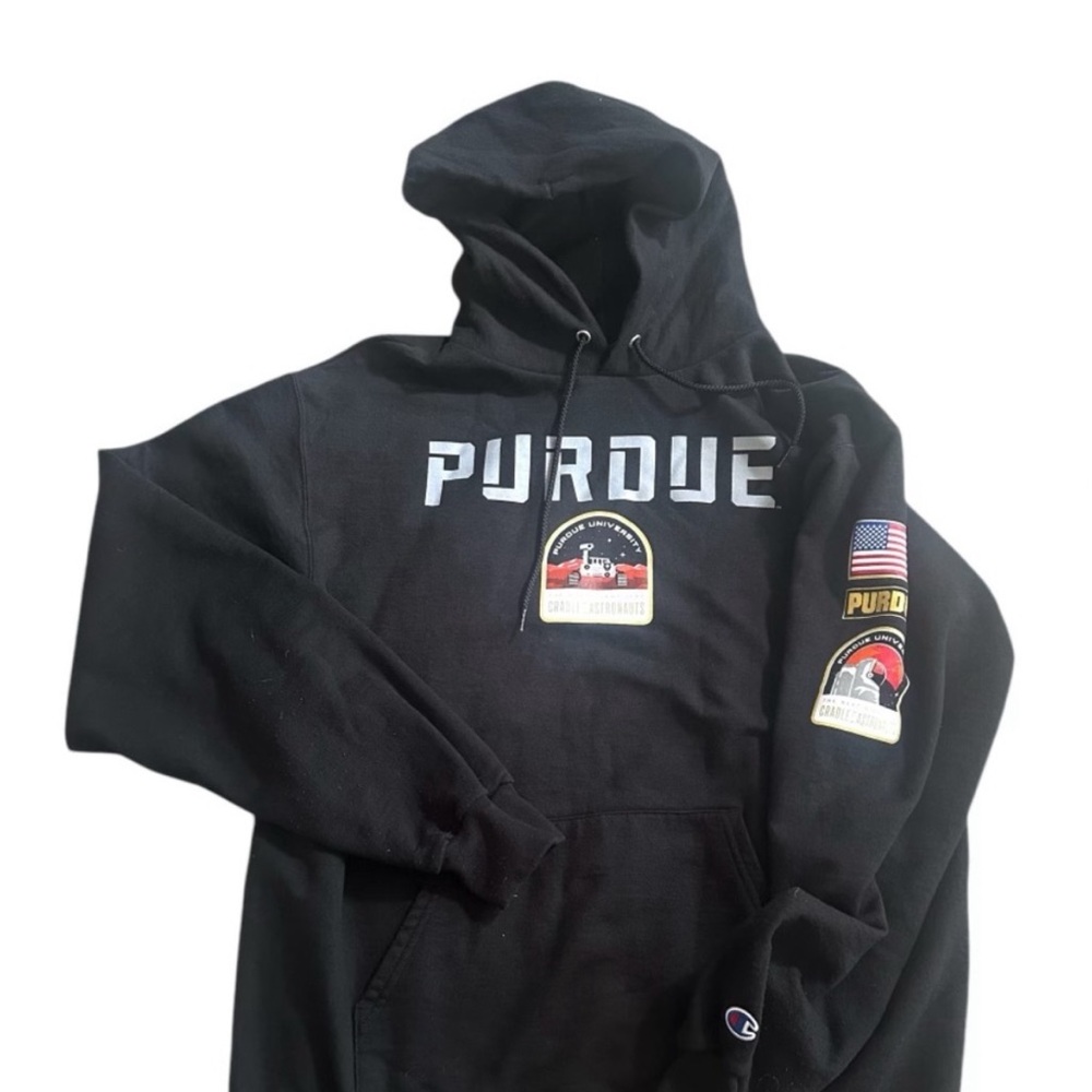 Purdue Black Hoodie Sweater